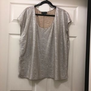 Gold Shell Sleeveless Blouse